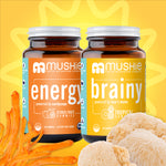 ENERGY & BRAINY | Organic Super Mushroom Gummies AM Bundle Bottles